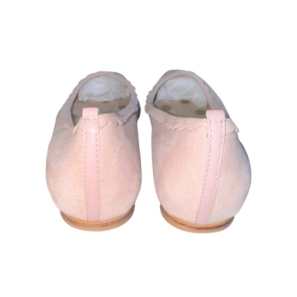 BODEN Olive Suede Ballerina Flats in Milkshake Pink EU Size 41 US Size 9.5 - Picture 5 of 16